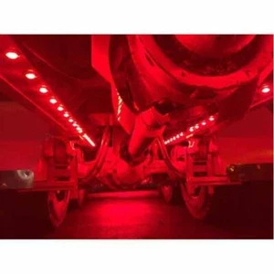 Soporte de luz brillante debajo del cuerpo de acero inoxidable de 12 pulgadas con 6 orificios de luz redondos de 3/4 pulgadas - Imagen 1 de 1