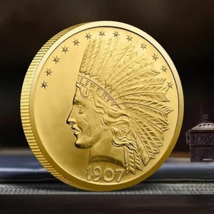 Antique Liberty Indian Head 10 Dollar Coin Uncirculated Morgan Dollar Rare Hi... - Picture 1 of 5