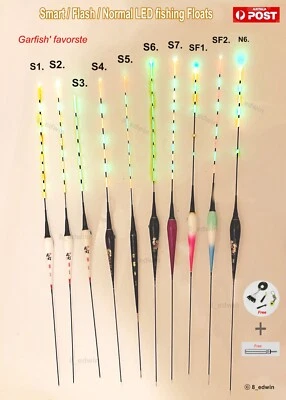 Smart & Flash & Normal LED Float Garfish Warehou Yellow Tail Bream night fishing - image 1 of 4