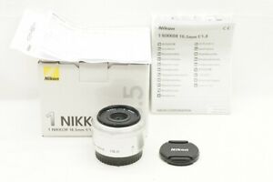 "MINT" Nikon 1 NIKKOR 18.5mm F1.8 Lens Silver for 1 Series with Box #240420y