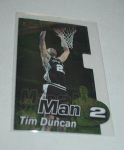 2000 TOPPS FINEST - TIM DUNCAN SPURS MAN TO MAN CARD MTM/1A - Picture 1 of 5