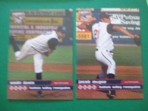 WADE DAVIS + JAKE McGEE- 2005 Hudson Valley Renegades set