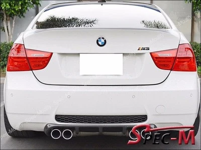 Difusor de parachoques de fibra de carbono estilo G1 para BMW E90 2008-2013 serie 3 M3 4 puertas CF Foto 1 de 2