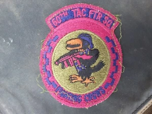 VNTG 60th Tactical Fighter Squadron Fighting Crows Patch Military Air Force Avia - Imagen 1 de 3
