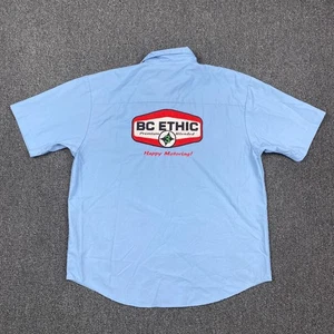 BC Ethic Mechanic Shirt Casual Shirt Mens USA Smooth Custom Fit  Size Medium - Picture 1 of 5