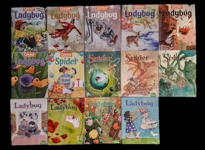 Ladybug & Spider Magazines For Children Book Lot 14 Cricket Media Activities  - Image 1 of 2