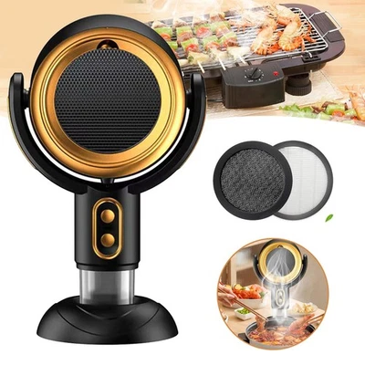 Portable Extractor Fan Cooker Hood Air Purifier Mini Mobile Cooker Hood 2in1 - Image 1 of 4