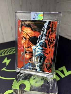 1992 Marvel Masterpieces Nick Fury Artist Auto Signed By Joe Jusko with CofA - Image 1 of 4