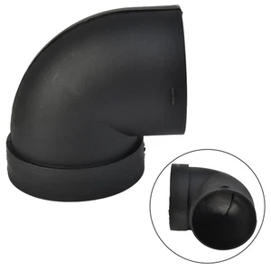 Balck Pipe Connector Outlet Plastic 1pcs 75mm Air Ducting High Quality - Picture 1 of 12