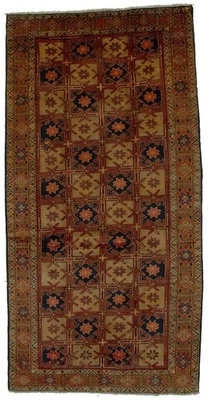 5X10 ft Rare Vintage Handmade Oriental Runner Rug Unique Pattern Kitchen Hallway Foto 1 de 4
