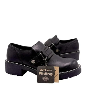 Neue schwarze Damen-Clogs von Harley Davidson Größe 10 - Bild 1 von 7