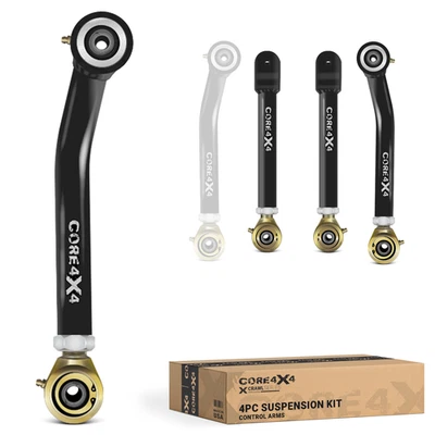 4pc Crawl Series Front  Control Arm Kit fits Jeep Wrangler TJ 97-06 - Image 1 of 4