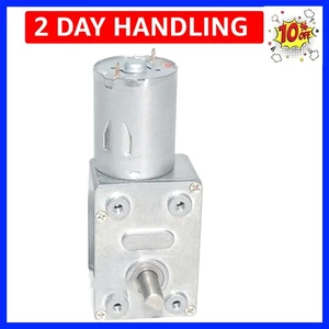 DC 12 V 10 U/min Doppelwellen Schneckengetriebemotor hohe Drehmomentreduzierung - Bild 1 von 8