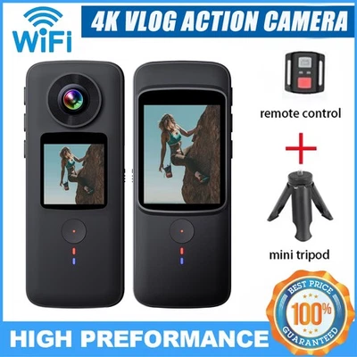 2025 4K Wifi Action Camera Vlog Sports Selfie Premium For Insta360 X3 360 GO RPO - Image 1 of 4