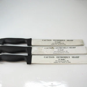 TV Knife Surgical Stainless Lot of 3 Serrated Bread Knife Meat Carving Knife 12" - Picture 1 of 7