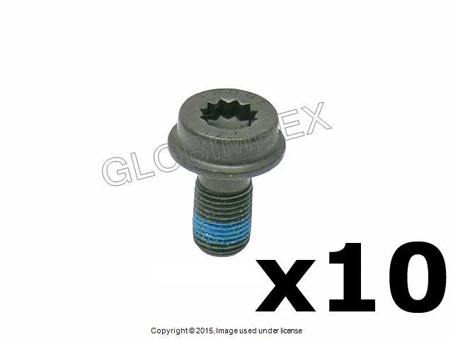 Juego de 10 pernos de volante (10 X 1 X 19 mm) FEBI + Garantía Audi / VW (1992-2014) Foto 1 de 1