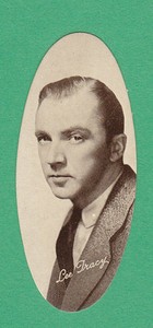 CARRERAS LTD. -  SCARCE PHOTOGRAPHIC FILM STAR CARD -  LEE  TRACY  -  1934