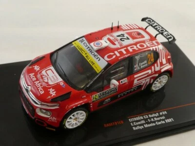 Ixo Citroen C3 Rally2 #24 Camilli Rallye Monte Carlo 2021 1/43 Ram791 Foto 1 de 3