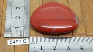 JASPE ROUGE galet pierre plate TOP mineraux lithotherapie reiki collection - Picture 1 of 3