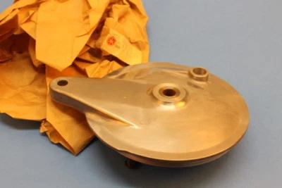 NOS Yamaha Brake Shoe Plate 1970-1971 HT1 PART# 276-25321-00-00 - Image 1 of 4