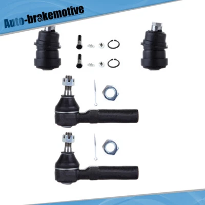 4PCS Lower Ball Joints Outer Tie Rod Ends Kit for 2000-2002 Chrysler Neon - Image 1 of 4