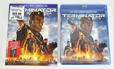 Terminator: Genisys Exclusive Blu Ray + DVD plus Comic Book w/ slip *NEW SEALED* - Image 1 of 4