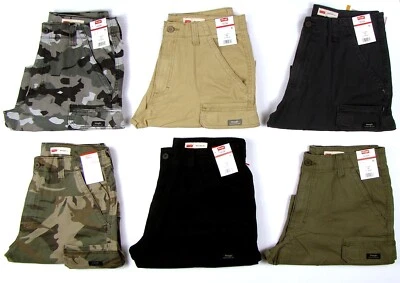 New Wrangler Mens Five Star Cargo Shorts Relaxed Fit 31 32 33 34 36 38 40 42 44 - Image 1 of 2