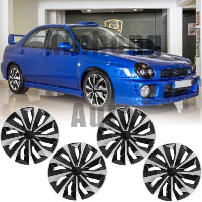 16" Hubcaps Wheel Cover Set of 4 Snap On R16 Tire Steel Rims For Subaru Impreza Foto 1 de 4