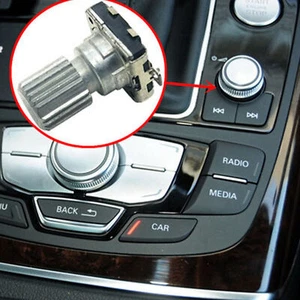 SP 4G0919070 MMI Radio Volume Adjustment Knob w/Shaft für Audi 2012-16 A6 C7 A7 - Picture 1 of 7