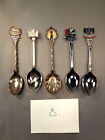 Souvenir Spoons Joblot x 5. Theme  -UK  (8)