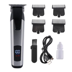 Herren Elektrische Haarschneidemaschine Kabellos Trimmer Bartschneidemaschine Friseur mit Öl - Bild 1 von 14