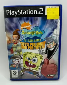 SPONGEBOB UND SEINE FREUNDE ALLE FÜR EINEN FÜR ALLE PS2 PLAYSTATION 2 SPIEL - Bild 1 von 3