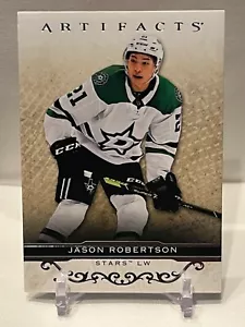 2021-22 UD Artifacts Jason Robertson Silver #26 Dallas Stars - Picture 1 of 2