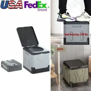 20L Portable Toilet Camping Toilet Have Small Foldable Size Suitable For Cars US - Picture 1 of 12