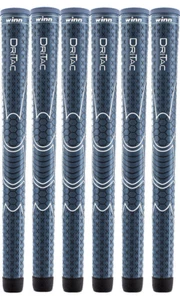 6er Set - Winn Dri-Tac mittelgroß marineblau Herren Golfgriff + 1/16" 6DTNB - Bild 1 von 5