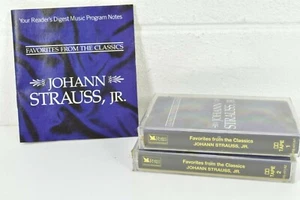 Johann Strauss, Jr. The Classics Readers Digest Vol. 1&2 Kassetten Set Neu Versiegelt - Bild 1 von 4