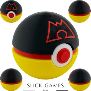 Team Magma Poke Ball | 3D Printed | Poke Ball Collection, Pokémon Fan Art - Bild 1 von 6