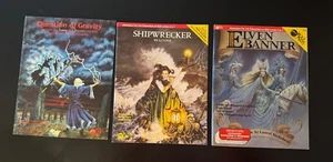 AD&D Elven Banner Question of Gravity Shipwrecker ROLE AIDS Module 7003 - Picture 1 of 7