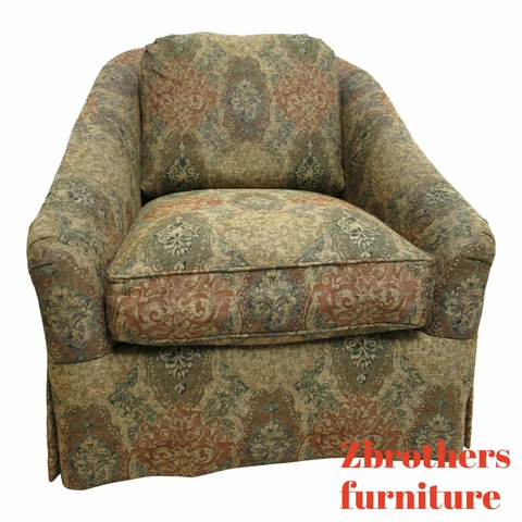 Custom Bob Machie Clayton Marcus Art Deco Style Club Lounge Chair Livingroom Cover