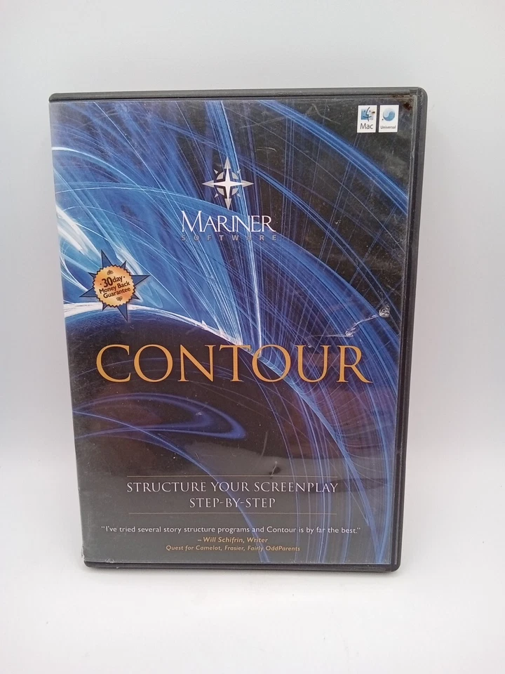 CONTOUR: STRUCTURE YOUR SCREENPLAY Mariner CD Software For Mac OS Used  - Image 1 of 3