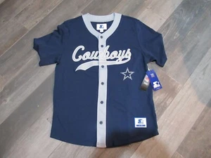 Dallas Cowboys Maglia Camicia Uomo Large Nuova Con Etichette Spedizione Gratuita - Foto 1 di 5