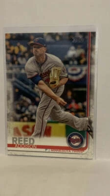 #193 Addison Reed Minnesota Twins 2019 Topps Series 1 Baseball Card - Image 1 of 2