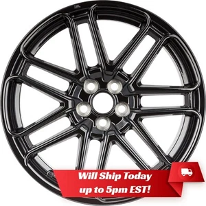 New 18" Gloss Black Alloy Wheel Rim for 2021 2022 2023 Toyota Corolla Apex - Picture 1 of 10