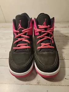 Nike Air Jordan Flight nere/rosa calda 820250-017 ragazze taglia 6~donna taglia 8 - Foto 1 di 9