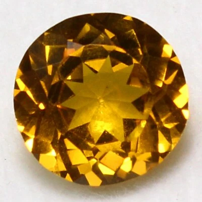 Gemas redondas sin calentar redondas redondas de zafiro champán de 4,55 quilates certificadas de 10x10 mm Foto 1 de 4