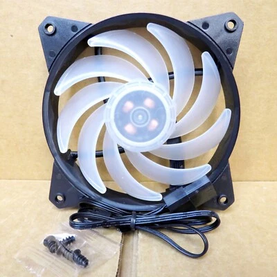 Cooler Master MF120L (120mm) MasterFan Case Fan with Red LEDs - Image 1 of 3