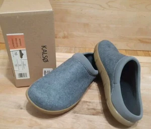 KALSO Earth Shoes MAKO Mule Grey Mens SIZE 10 NEW IN BOX MODERN FASHION WELNESS - Picture 1 of 8