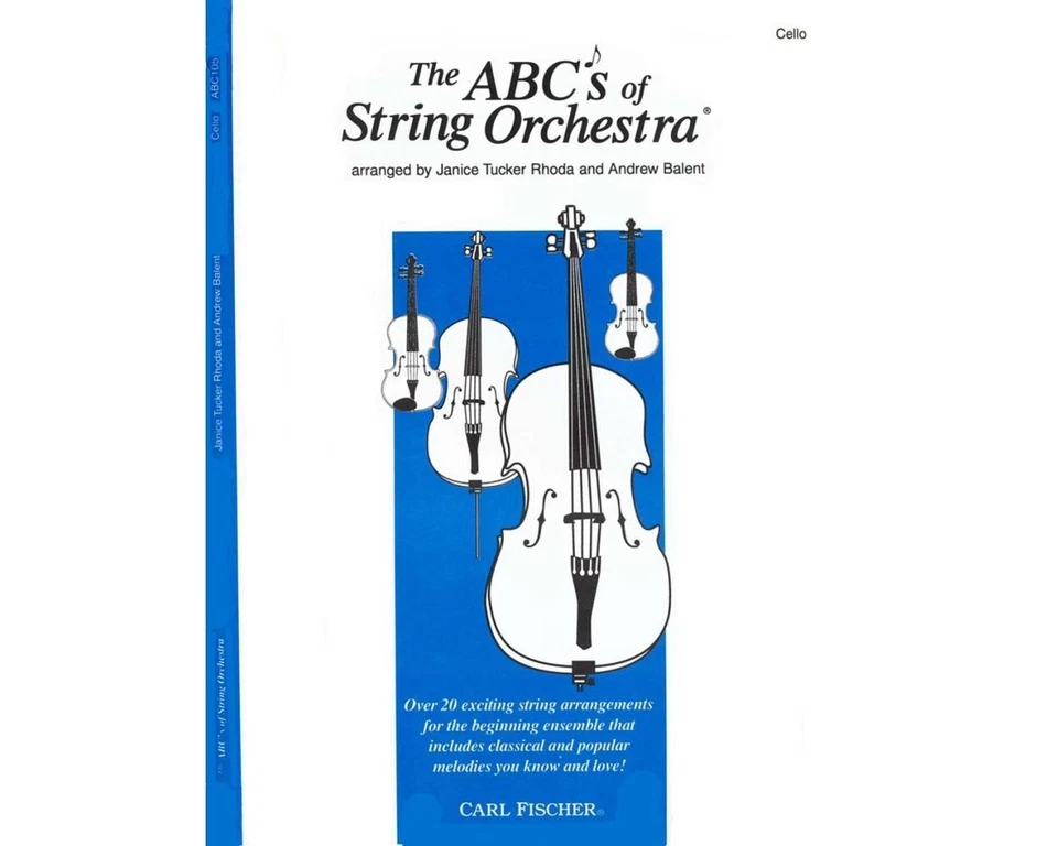 The ABC's of String Orchestra BOOK FOR Cello BEGINNING ENSEMBLE CARL FISCHER NEW - Image 1 of 1