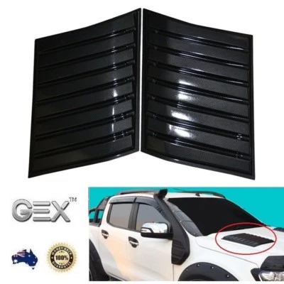 Cuchara de ventilación lateral de fibra de carbono para Ford Ranger MK11 PX2 PX3 2015-2020 Foto 1 de 4