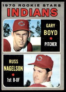 1970 Topps #7 Indians 1970 Rookie Stars - Gary Boyd / Russ Nagelson RS, RC